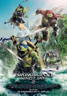 Teenage Mutant Ninja Turtles: Out of the Shadows - Latvian Movie Poster (xs thumbnail)