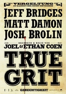 True Grit - German Movie Poster (xs thumbnail)