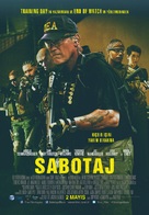 Sabotage - Turkish Movie Poster (xs thumbnail)