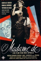Madame de... - German Movie Poster (xs thumbnail)
