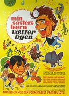 Min s&oslash;sters b&oslash;rn v&aelig;lter byen - Danish Movie Poster (xs thumbnail)