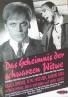Das Geheimnis der schwarzen Witwe - German Movie Poster (xs thumbnail)