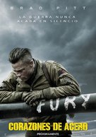 Fury - Spanish Movie Poster (xs thumbnail)