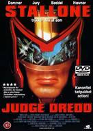 Judge Dredd - Danish Movie Cover (xs thumbnail)