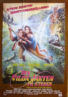 Romancing the Stone - Swedish Movie Poster (xs thumbnail)