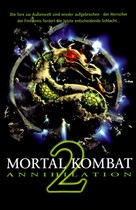 Mortal Kombat: Annihilation - German VHS movie cover (xs thumbnail)