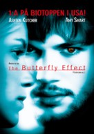 The Butterfly Effect - Danish Movie Poster (xs thumbnail)