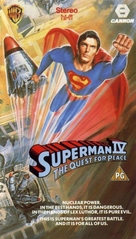 Superman IV: The Quest for Peace - British VHS movie cover (xs thumbnail)