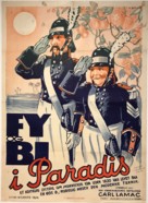 Pat und Patachon im Paradies - Danish Movie Poster (xs thumbnail)