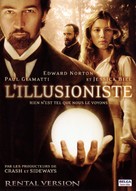 The Illusionist - Belgian DVD movie cover (xs thumbnail)