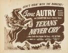 Texans Never Cry - Re-release movie poster (xs thumbnail)