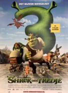 Shrek the Third - Danish Movie Poster (xs thumbnail)