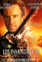 Highlander III: The Sorcerer - Spanish Movie Poster (xs thumbnail)