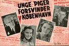 Unge piger forsvinder i K&oslash;benhavn - Danish Movie Poster (xs thumbnail)