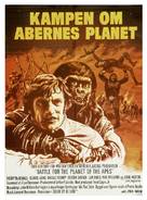 Battle for the Planet of the Apes - Danish Movie Poster (xs thumbnail)