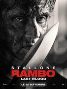 Rambo: Last Blood - French Movie Poster (xs thumbnail)