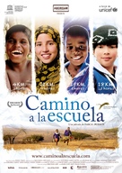 Sur le chemin de l&#039;&eacute;cole - Spanish Movie Poster (xs thumbnail)