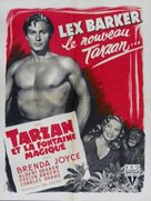 Tarzan&#039;s Magic Fountain - French Movie Poster (xs thumbnail)