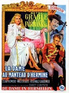 That Lady in Ermine - Belgian Movie Poster (xs thumbnail)