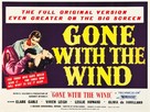 Gone with the Wind - British Re-release movie poster (xs thumbnail)