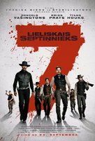 The Magnificent Seven - Latvian Movie Poster (xs thumbnail)