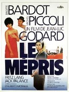 Le m&eacute;pris - French Movie Poster (xs thumbnail)