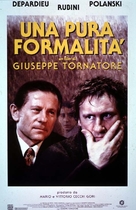 Pura formalit&agrave;, Una - Italian Movie Poster (xs thumbnail)