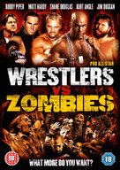 Pro Wrestlers vs Zombies - British DVD movie cover (xs thumbnail)