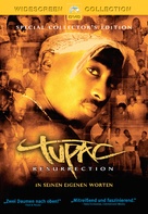 Tupac Resurrection - German DVD movie cover (xs thumbnail)