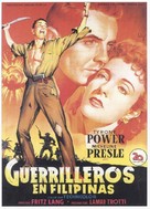 American Guerrilla in the Philippines - Spanish Movie Poster (xs thumbnail)