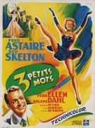Three Little Words - French Movie Poster (xs thumbnail)