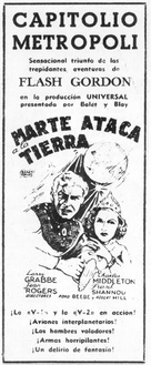 Flash Gordon&#039;s Trip to Mars - Spanish Movie Poster (xs thumbnail)
