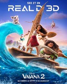 Moana 2 - Belgian Movie Poster (xs thumbnail)