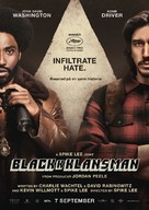 BlacKkKlansman - Swedish Movie Poster (xs thumbnail)