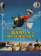 The Adventures of Baron Munchausen - French Movie Poster (xs thumbnail)