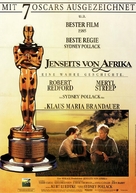 Out of Africa - German Movie Poster (xs thumbnail)