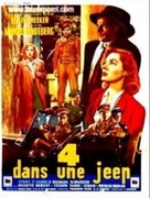 Die Vier im Jeep - French Movie Poster (xs thumbnail)