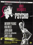Psycho - Danish Movie Poster (xs thumbnail)