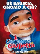 Gnomeo &amp; Juliet - Italian Movie Poster (xs thumbnail)