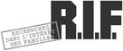 R.I.F. (Recherche dans l&#039;Int&eacute;r&ecirc;t des Familles) - French Logo (xs thumbnail)