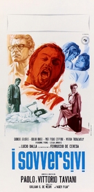 I sovversivi - Italian Movie Poster (xs thumbnail)