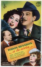 They All Kissed the Bride - Spanish Movie Poster (xs thumbnail)