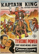 King of the Khyber Rifles - Danish Movie Poster (xs thumbnail)