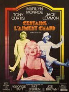 Some Like It Hot - French Movie Poster (xs thumbnail)