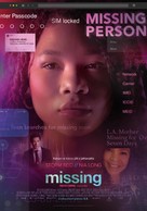 Missing - Finnish Movie Poster (xs thumbnail)