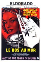 Le dos au mur - Belgian Movie Poster (xs thumbnail)