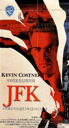 JFK - Brazilian VHS movie cover (xs thumbnail)