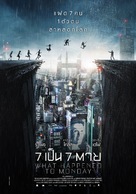 What Happened to Monday - Thai Movie Poster (xs thumbnail)