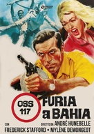 Furia &agrave; Bahia pour OSS 117 - Italian DVD movie cover (xs thumbnail)