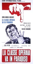 Classe operaia va in paradiso, La - Italian Movie Poster (xs thumbnail)